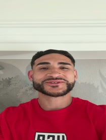 Poster for Birthday video from Cristian Roldan