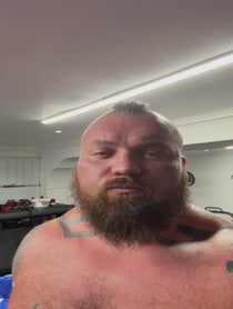 Poster for Birthday video from Eddie Hall