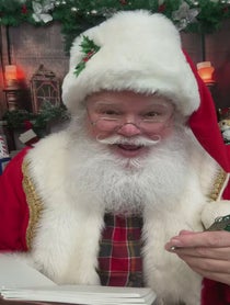 Poster for Holiday video from Santa Claus, The Mitten State Santa