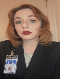 Poster for Roast video from Agent Dana Scully-Lookalike