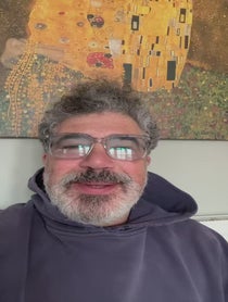 Poster for Pep Talk video from Miltos Yerolemou