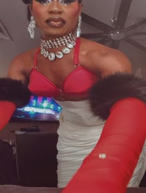 Poster for Holiday video from Shea Couleé