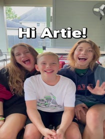 Poster for Birthday video from SuperHeroKids