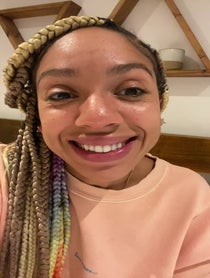 Poster for Birthday video from Pearl Mackie