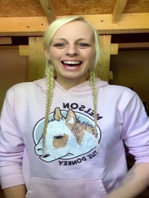 Poster for Birthday video from Nelson The Donkey