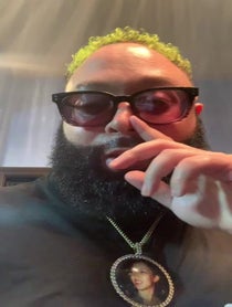 Poster for Birthday video from Bandit The Rapper