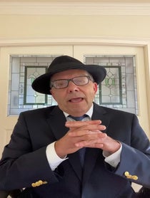 Poster for Birthday video from Bruce Mahler aka The Seinfeld Rabbi