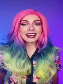 Poster for Birthday video from Emma Roberts