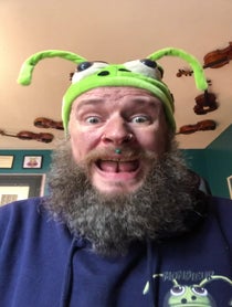 Poster for Birthday video from Monsieur Weirdo