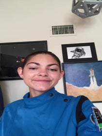 Poster for Birthday video from Alyssa Carson