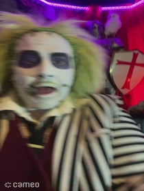 Poster for Intro video video from Beetlejuice “BeetleJus” Demon