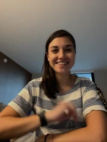 Poster for Pep Talk video from Polina Pompliano