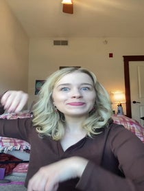 Poster for Birthday video from Caroline Bourke