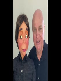 Poster for Birthday video from Glenn Pearce - Ventriloquist