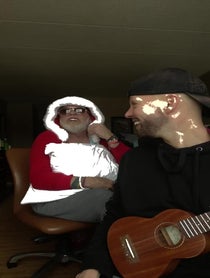 Poster for Holiday video from Bookend Baldies