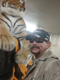 Poster for Birthday video from Tiger King "Joe Exotic" body double (VegasJoeX)
