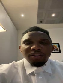 Poster for Birthday video from Samuel Eto'o