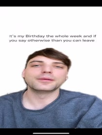 Poster for Birthday video from Bentellect