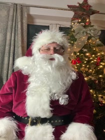 Poster for Holiday video from Santa Claus