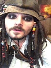 Poster for Gift video from Deagal - Captain Jack Sparrow Cosplayer