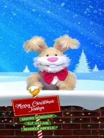 Poster for Holiday video from Easter Bunny