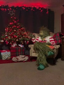 Poster for Holiday video from The Grinch