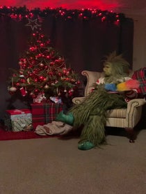 Poster for Holiday video from The Grinch