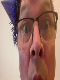 Poster for Birthday video from Mark Heap