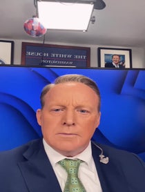 Poster for Holiday video from Sean Spicer