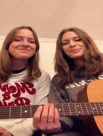 Poster for Holiday video from Larkin Poe