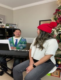 Poster for Holiday video from Marie Hui & Clay Imoo
