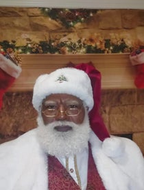 Poster for Holiday video from Santa Larry