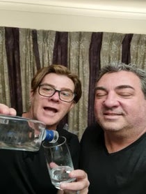 Poster for Birthday video from Wayne and Tom