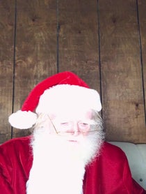 Poster for Holiday video from Santa Claus