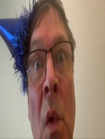 Poster for Birthday video from Mark Heap