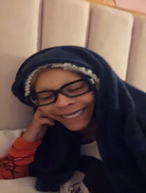 Poster for Holiday video from Rico Nasty