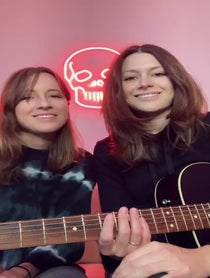 Poster for Pep Talk video from Larkin Poe