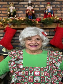Poster for Holiday video from Mrs. Santa Claus