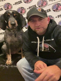 Poster for Holiday video from Dixie The Praying Dog