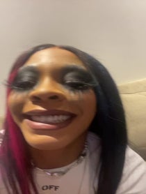 Poster for Holiday video from Rico Nasty