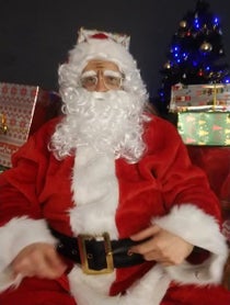 Poster for Holiday video from Le Père Noël