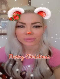 Poster for Holiday video from Angelina Love