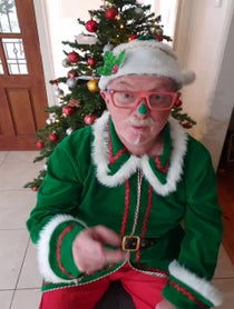 Poster for Holiday video from Australian Xmas Elf Alabaster Snowball