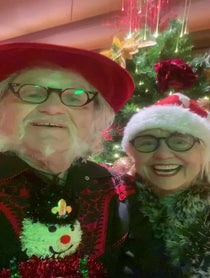 Poster for Holiday video from Laurence and Sally Martin