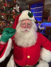 Poster for Holiday video from Magical Santa Claus