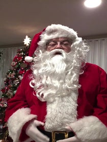 Poster for Holiday video from Santa