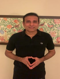 Poster for Birthday video from VVS Laxman