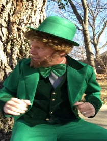 Poster for Birthday video from Leprechaun - Paddy O’Malley - St Patricks Day