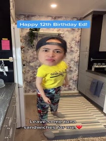 Poster for Birthday video from Diana Rantamäki