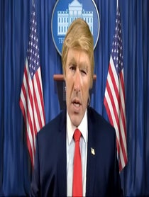 Poster for Birthday video from Trump Impressionist Ben Price